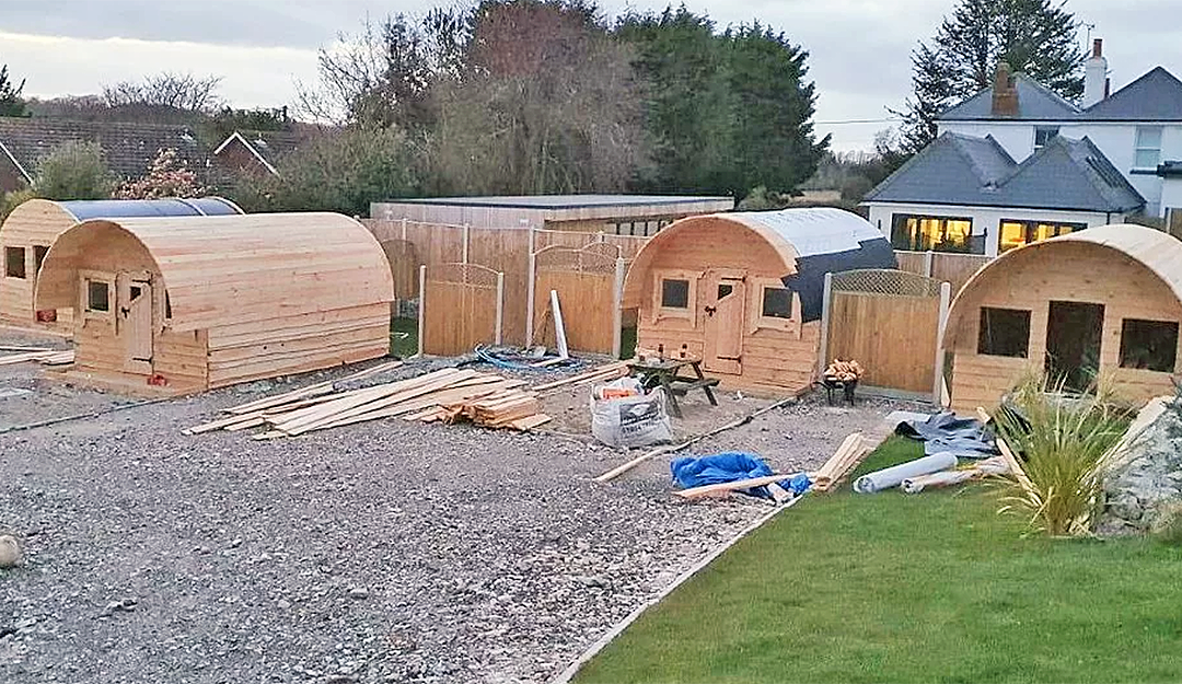 CONSTRUCTION OF GLAMPING PODS IN KENT